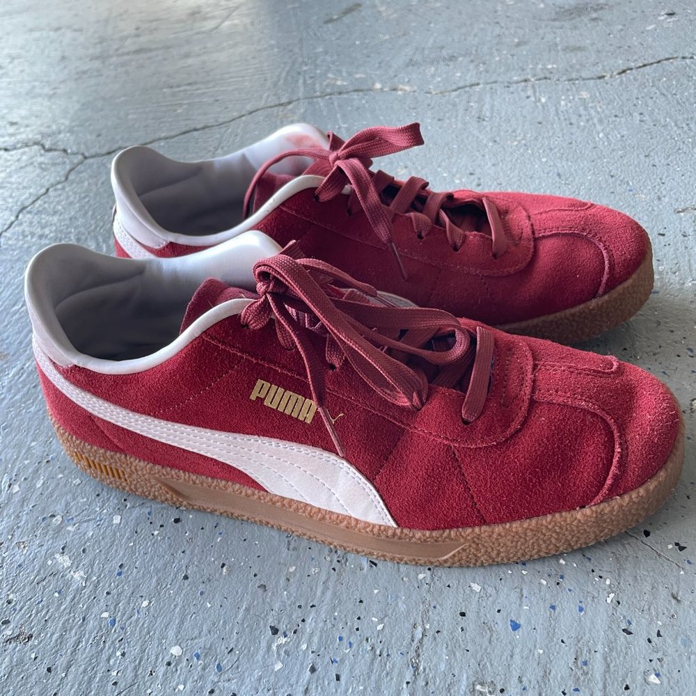 PUMA Men's Soft Foam Red Sneakers - Size 8.5